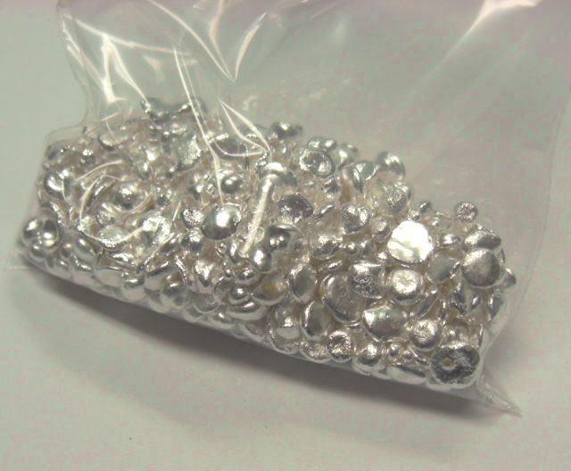 TENTH OZ PURE SILVER SHOT NUGGETS BULLION 999+ GLEAMING eBay