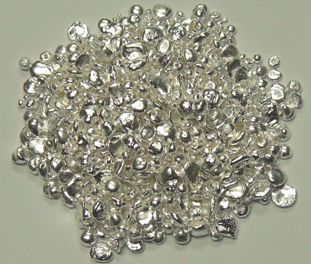 TENTH OZ PURE SILVER SHOT NUGGETS BULLION 999+ GLEAMING eBay